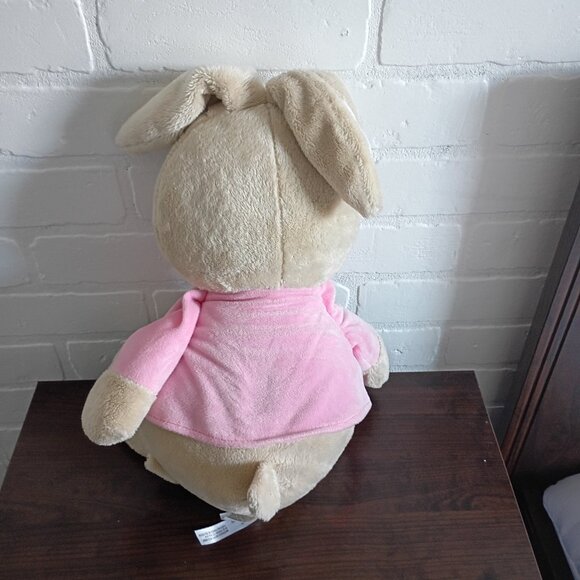 Peter Rabbit Flopsy Bunny Easter Plush Stuffed Animal Pink Jacket Beatrix Potter - Picture 3 of 7